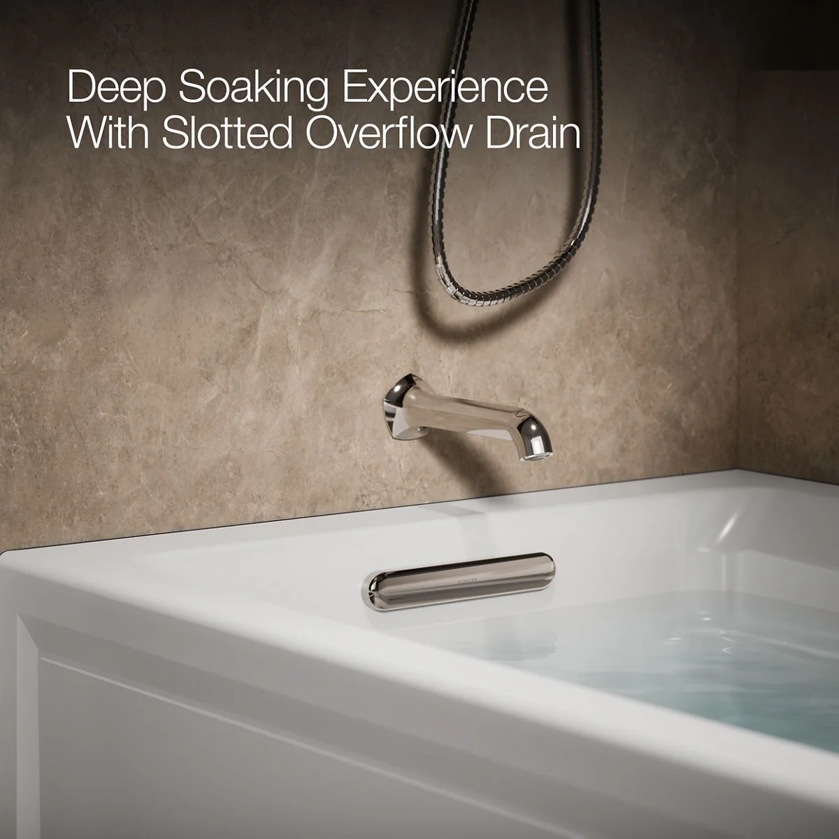 KOHLER K-1124-LAW Archer 72" x 36" alcove whirlpool bath with Bask heated surface, left drain - Image 10