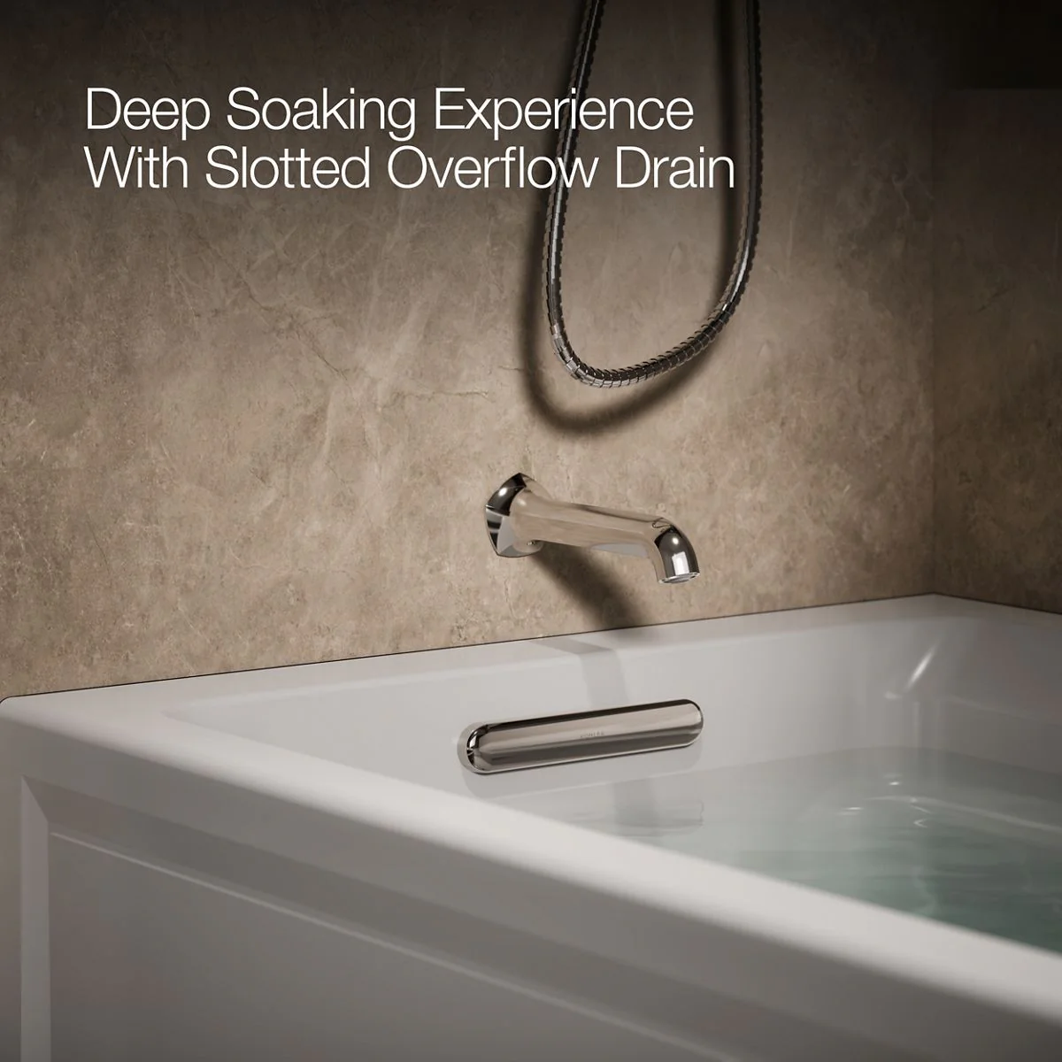 KOHLER K-1124-LAW Archer 72" x 36" alcove whirlpool bath with Bask heated surface, left drain - Image 20