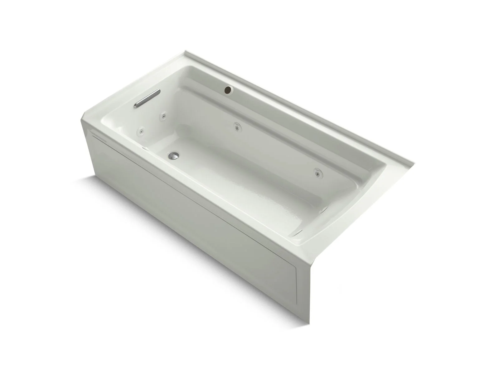 KOHLER K-1124-LAW Archer 72" x 36" alcove whirlpool bath with Bask heated surface, left drain - Image 6