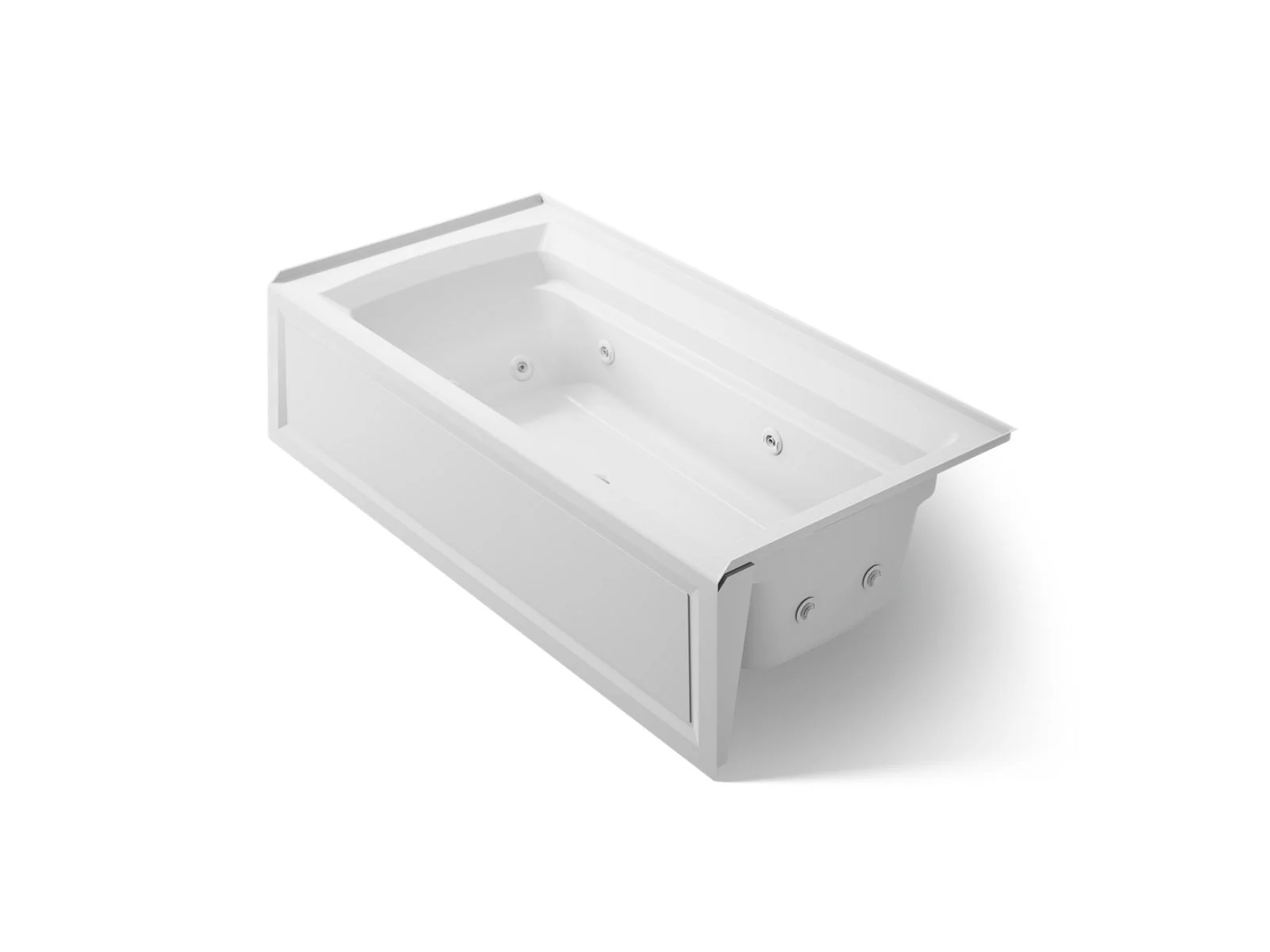KOHLER K-1124-HR Archer 72" x 36" alcove whirlpool bath, right drain - Image 17