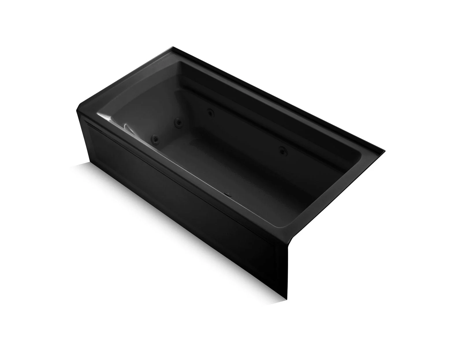 KOHLER K-1124-HR Archer 72" x 36" alcove whirlpool bath, right drain - Image 3