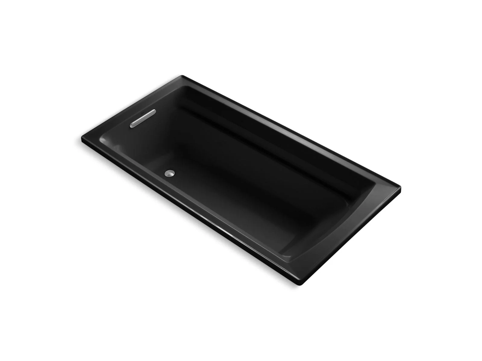 KOHLER K-1125-W1 Archer 72" x 36" drop-in bath with Bask heated surface - Image 3