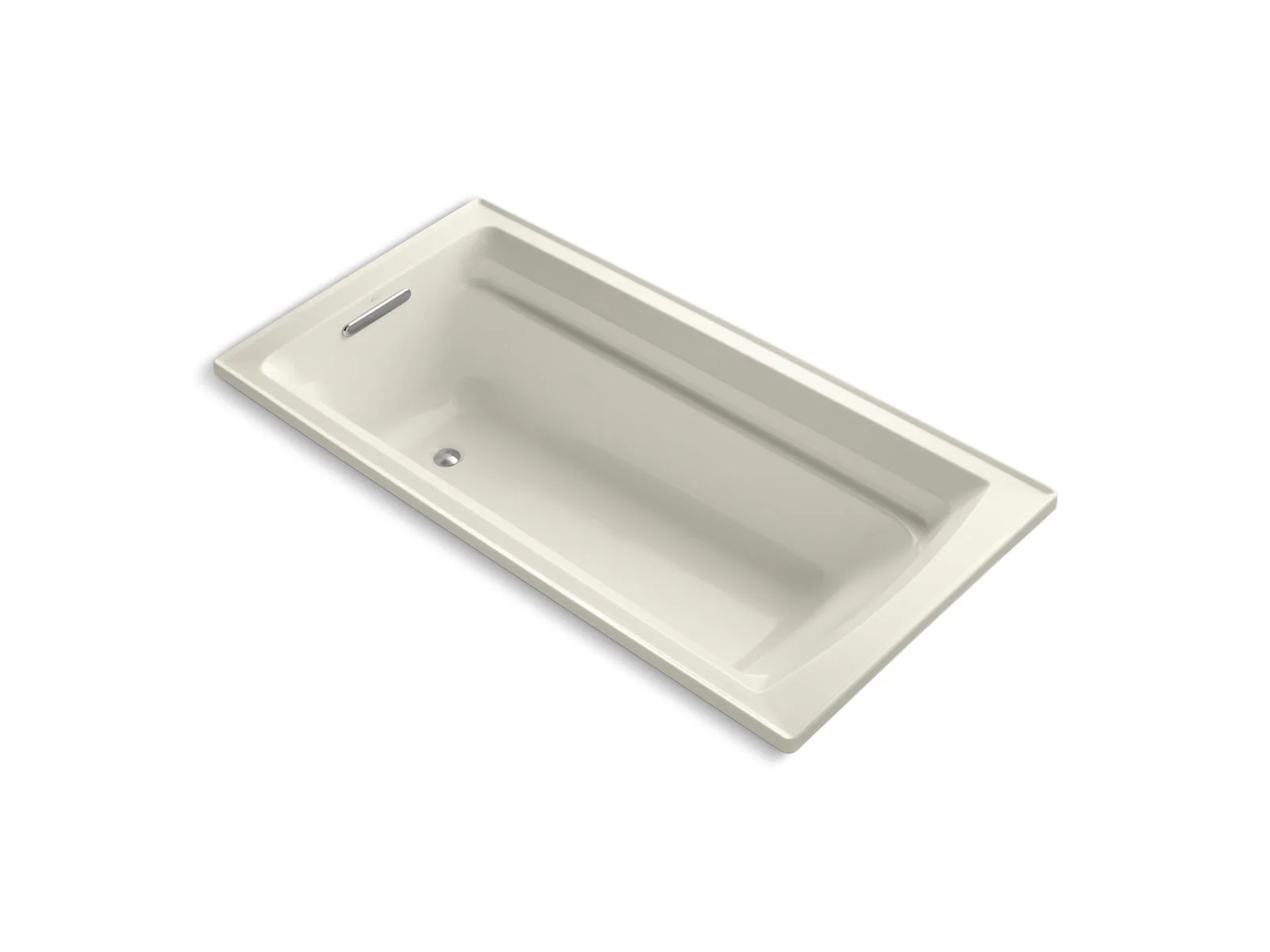 KOHLER K-1125-W1 Archer 72" x 36" drop-in bath with Bask heated surface - Image 5