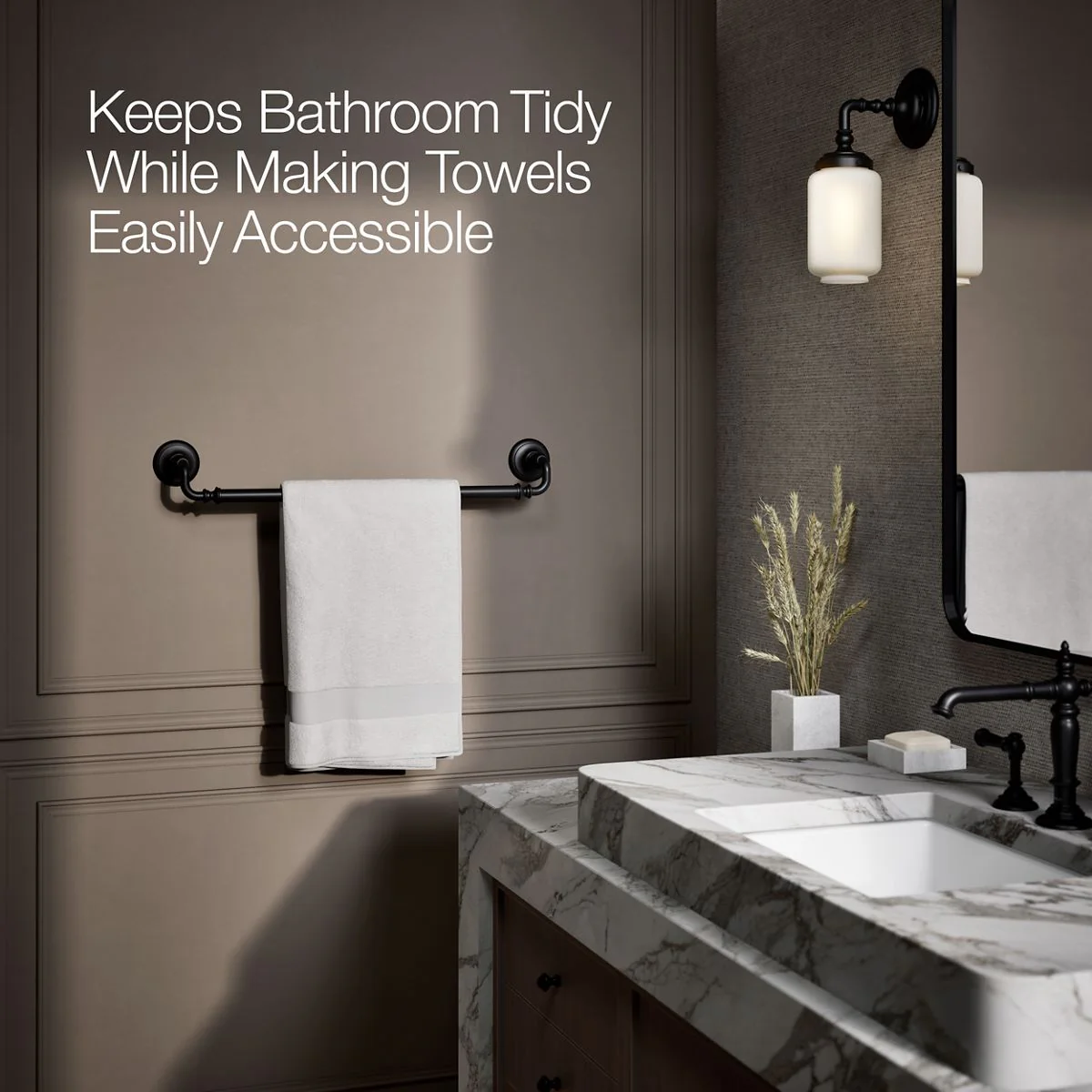 KOHLER K-72568 Artifacts 24" towel bar - Image 23