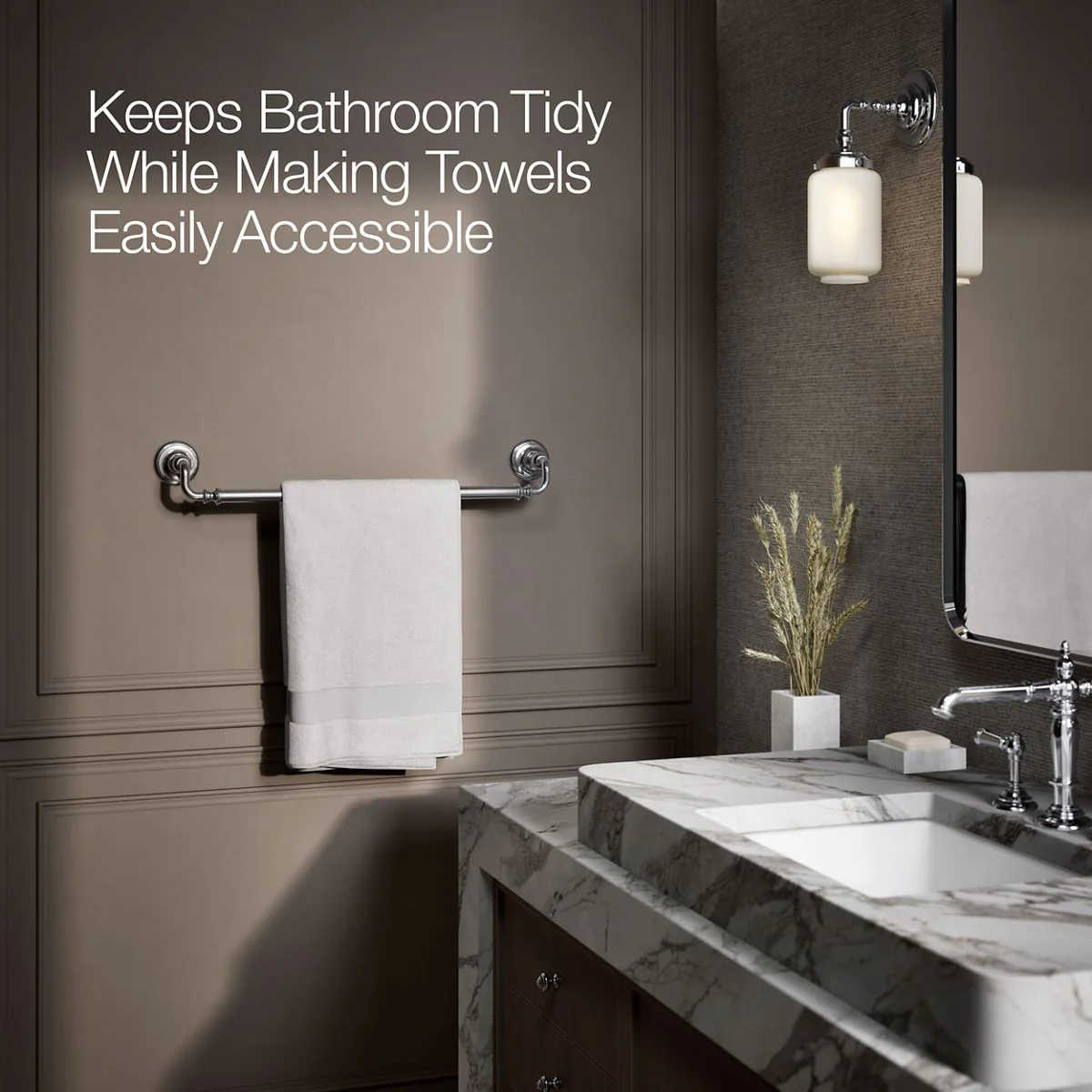 KOHLER K-72568 Artifacts 24" towel bar - Image 38