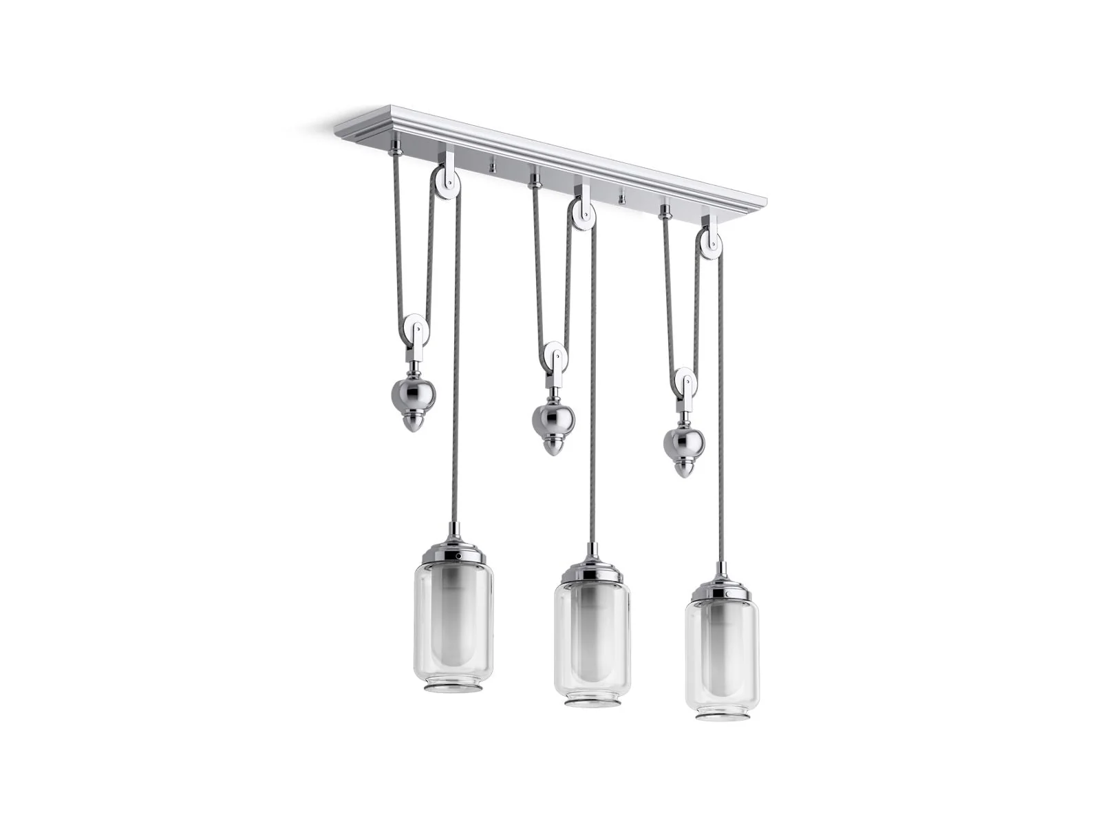 KOHLER K-22659-CH03 Artifacts 27-1/2" adjustable linear chandelier - Image 2