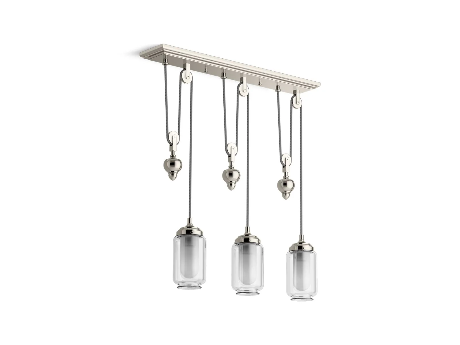 KOHLER K-22659-CH03 Artifacts 27-1/2" adjustable linear chandelier - Image 3