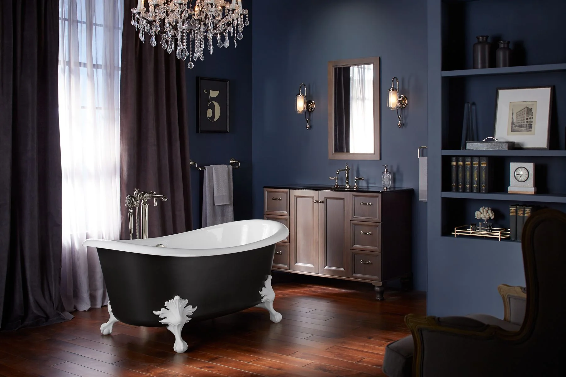 KOHLER K-21000-P5 Artifacts 66-1/4" x 32-1/2" freestanding bath - Image 5