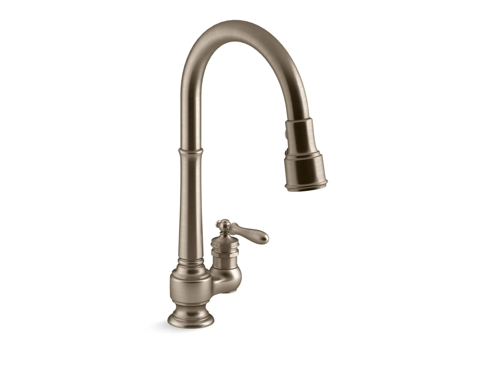 KOHLER K-99260 Artifacts Pull-down kitchen sink faucet with three-function sprayhead - Image 5