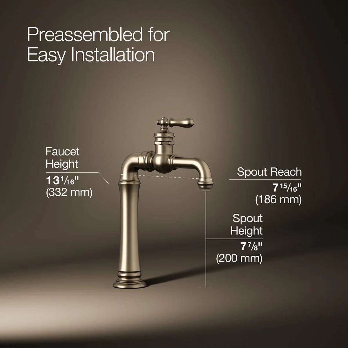 KOHLER K-99268 Artifacts Single-handle bar sink faucet - Image 29