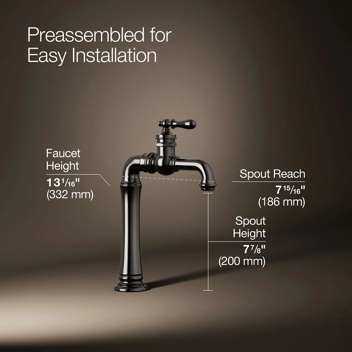 KOHLER K-99268 Artifacts Single-handle bar sink faucet - Image 41