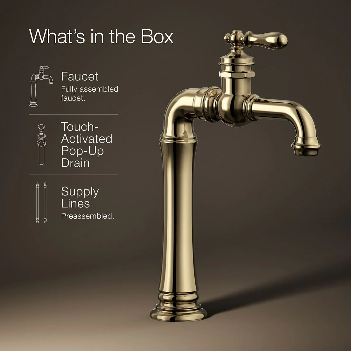 KOHLER K-72763-9M Artifacts Single-handle bathroom sink faucet, 1.2 gpm - Image 18
