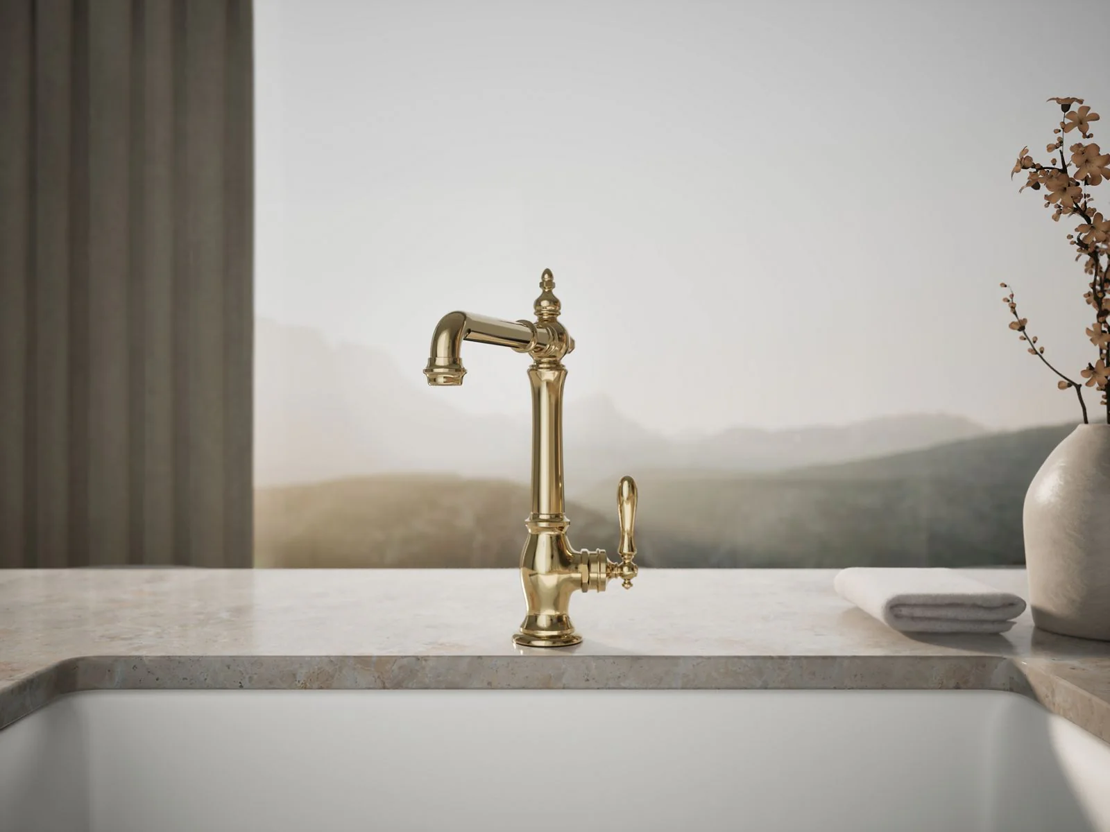KOHLER K-99266 Artifacts Single-handle kitchen sink faucet - Image 15