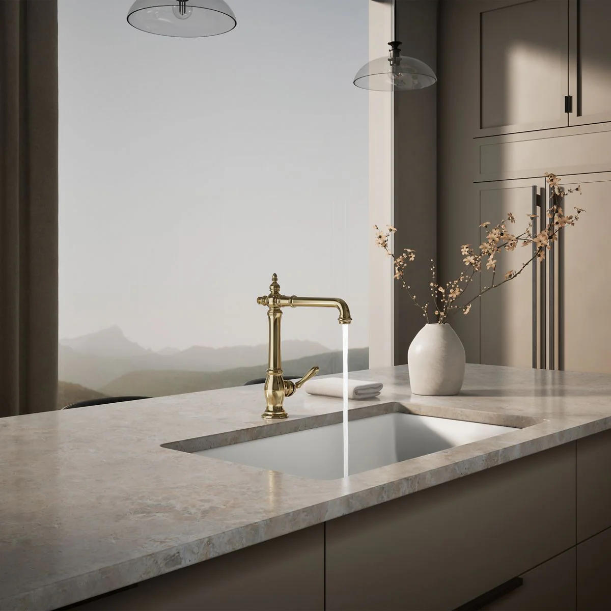 KOHLER K-99266 Artifacts Single-handle kitchen sink faucet - Image 18