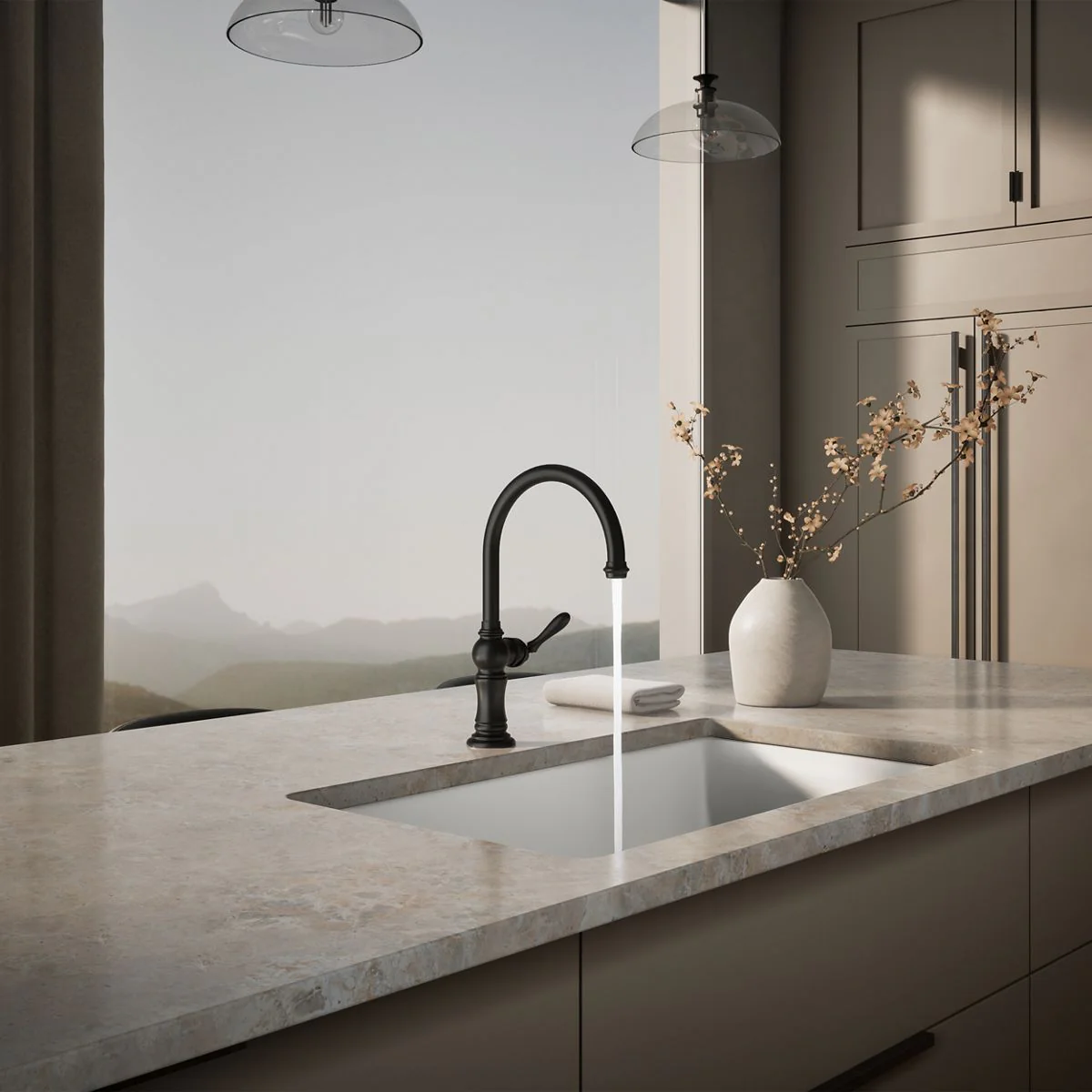 KOHLER K-99263 Artifacts Single-handle kitchen sink faucet - Image 21