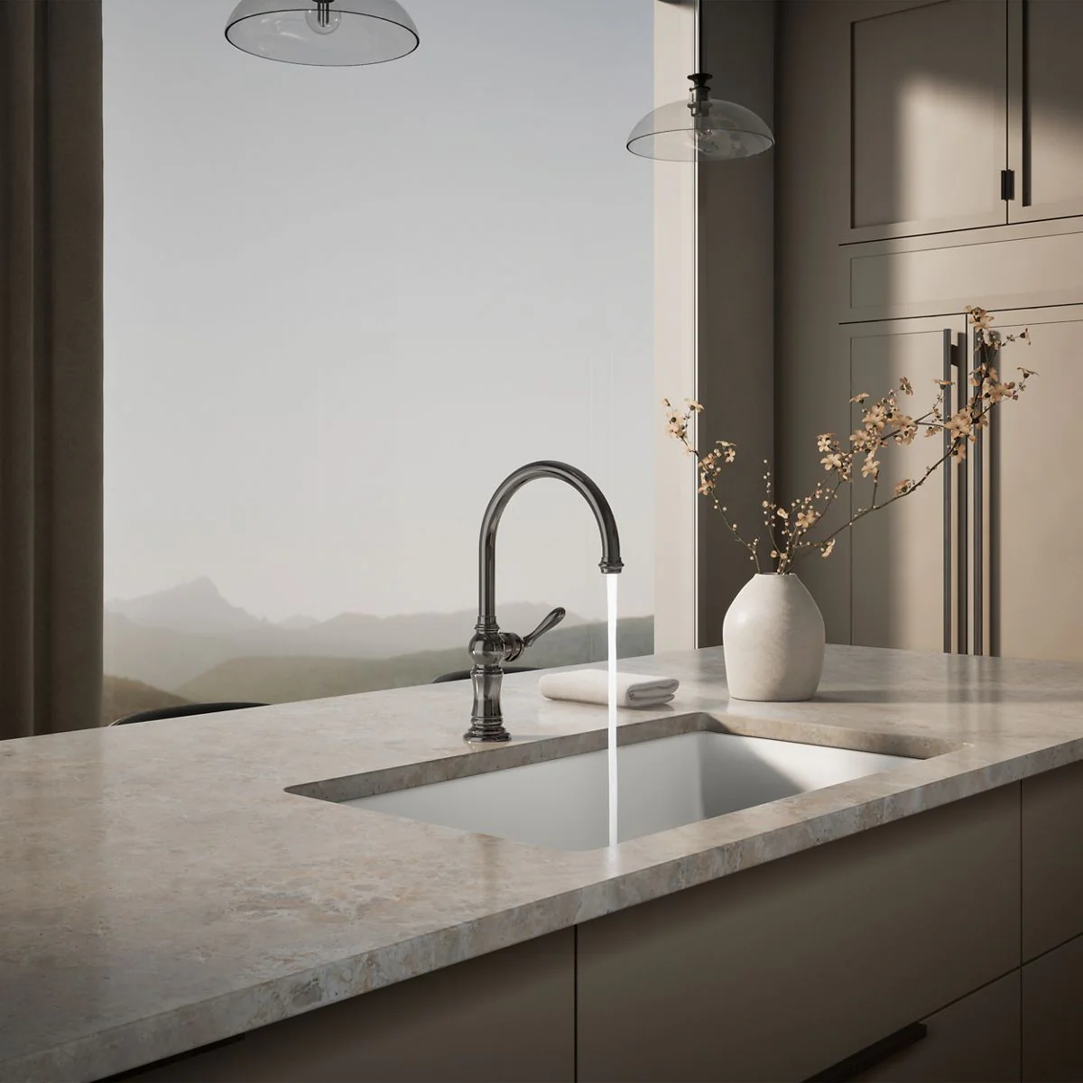 KOHLER K-99263 Artifacts Single-handle kitchen sink faucet - Image 40
