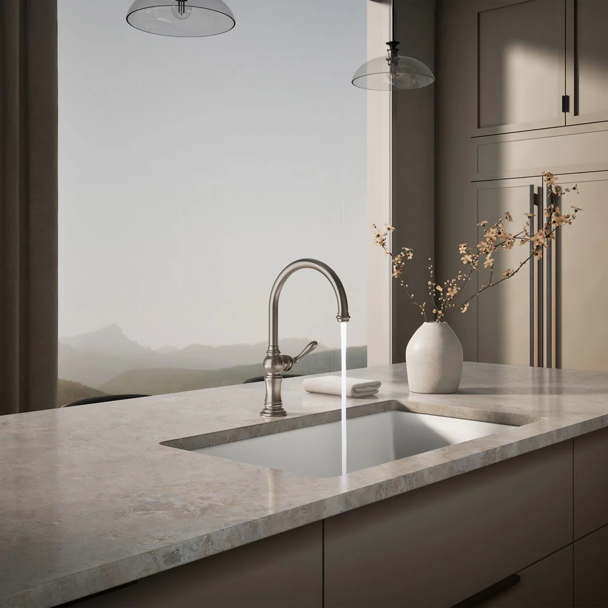 KOHLER K-99263 Artifacts Single-handle kitchen sink faucet - Image 46