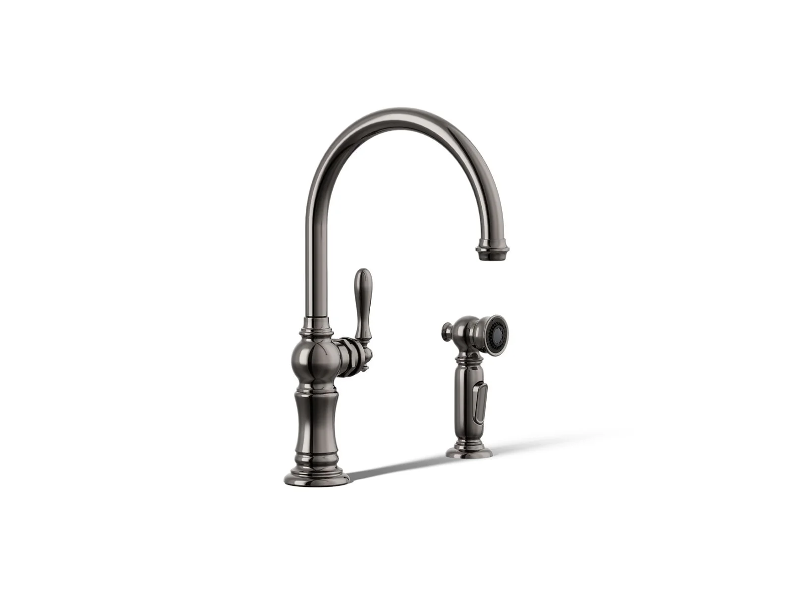 KOHLER K-99262 Artifacts Single-handle kitchen sink faucet with two-function sprayhead - Image 40