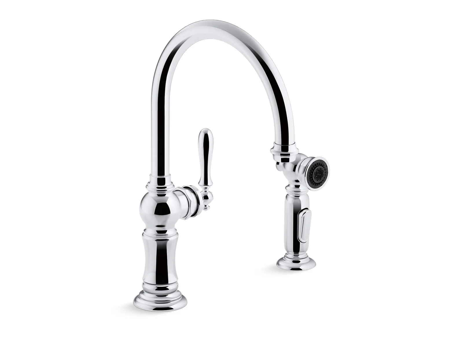 KOHLER K-99262 Artifacts Single-handle kitchen sink faucet with two-function sprayhead - Image 6