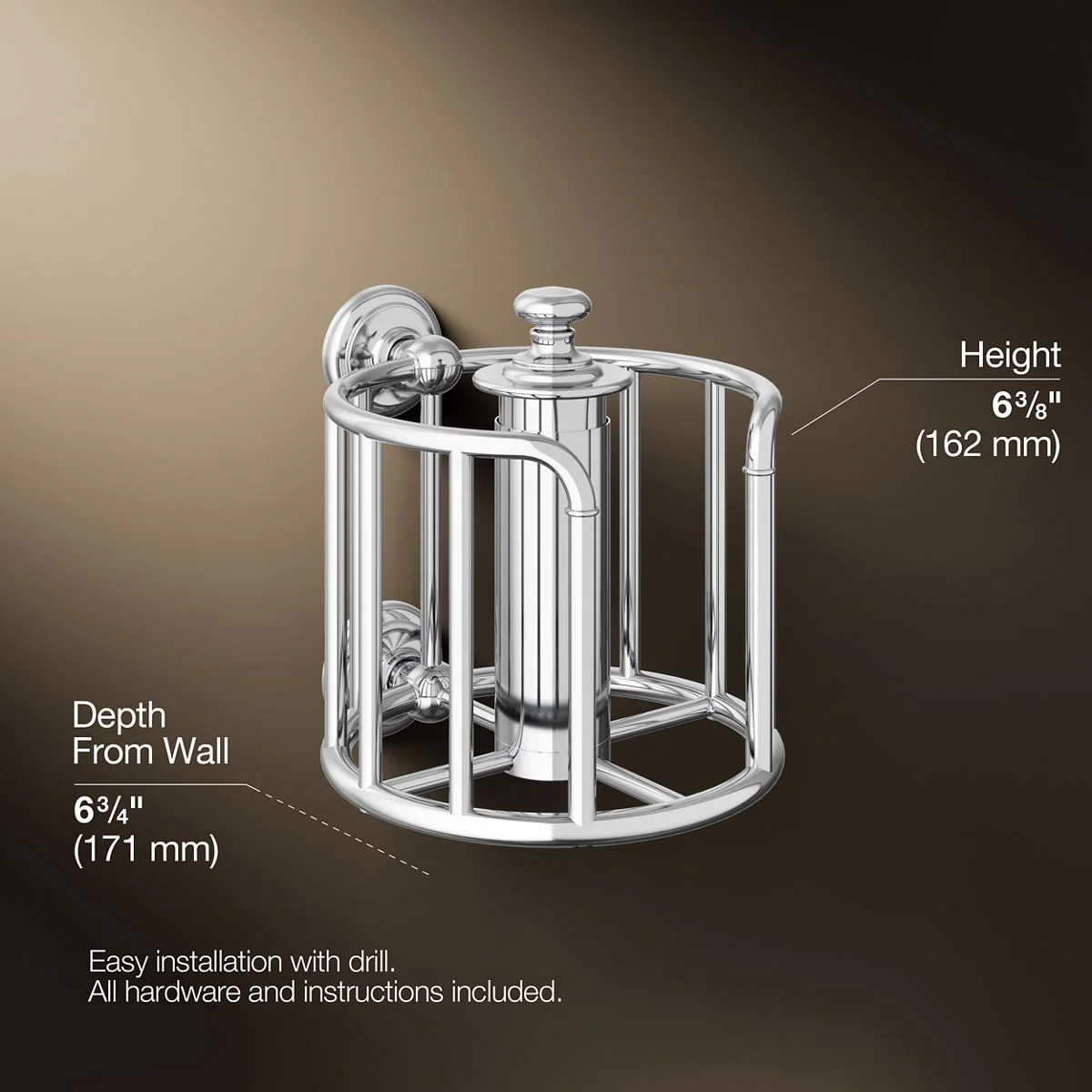 KOHLER K-72576 Artifacts Toilet paper carriage - Image 37