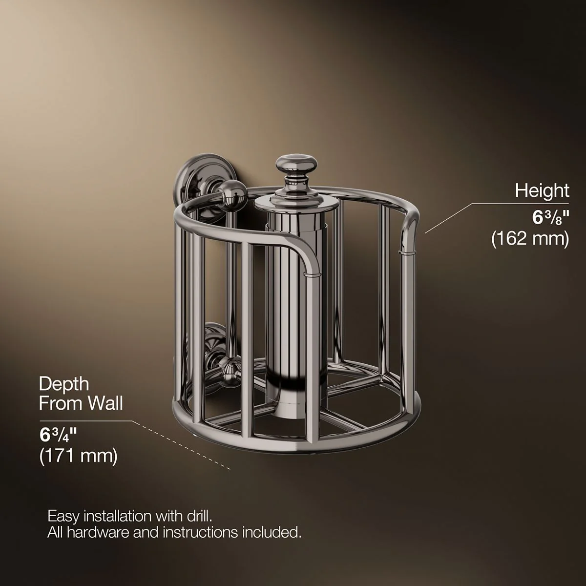 KOHLER K-72576 Artifacts Toilet paper carriage - Image 49