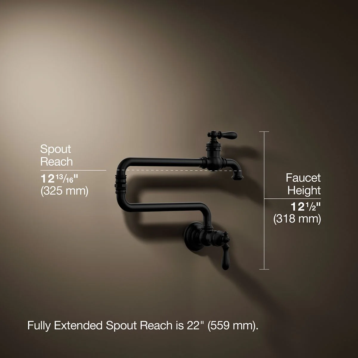 KOHLER K-99270 Artifacts Wall-mount pot filler - Image 23