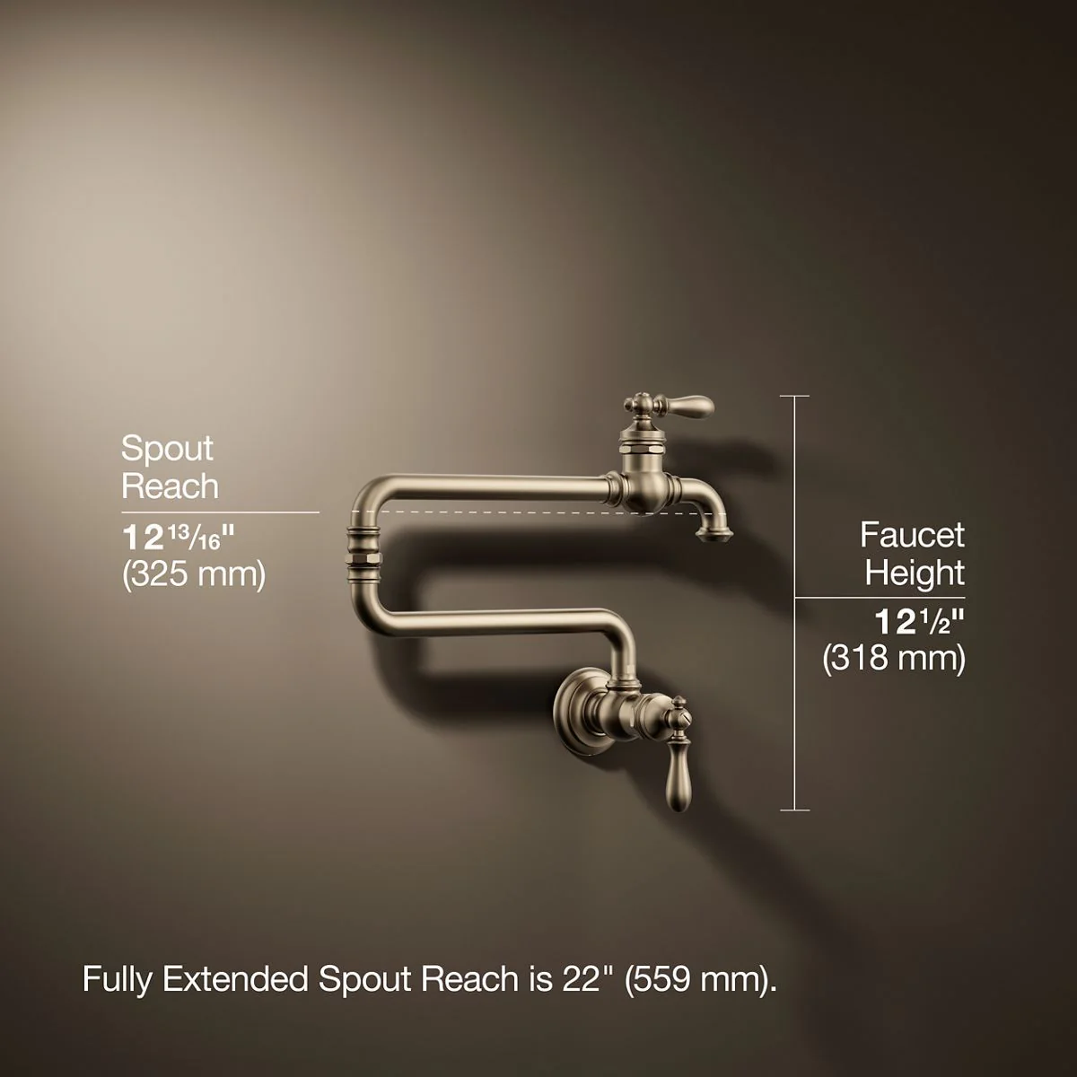 KOHLER K-99270 Artifacts Wall-mount pot filler - Image 27