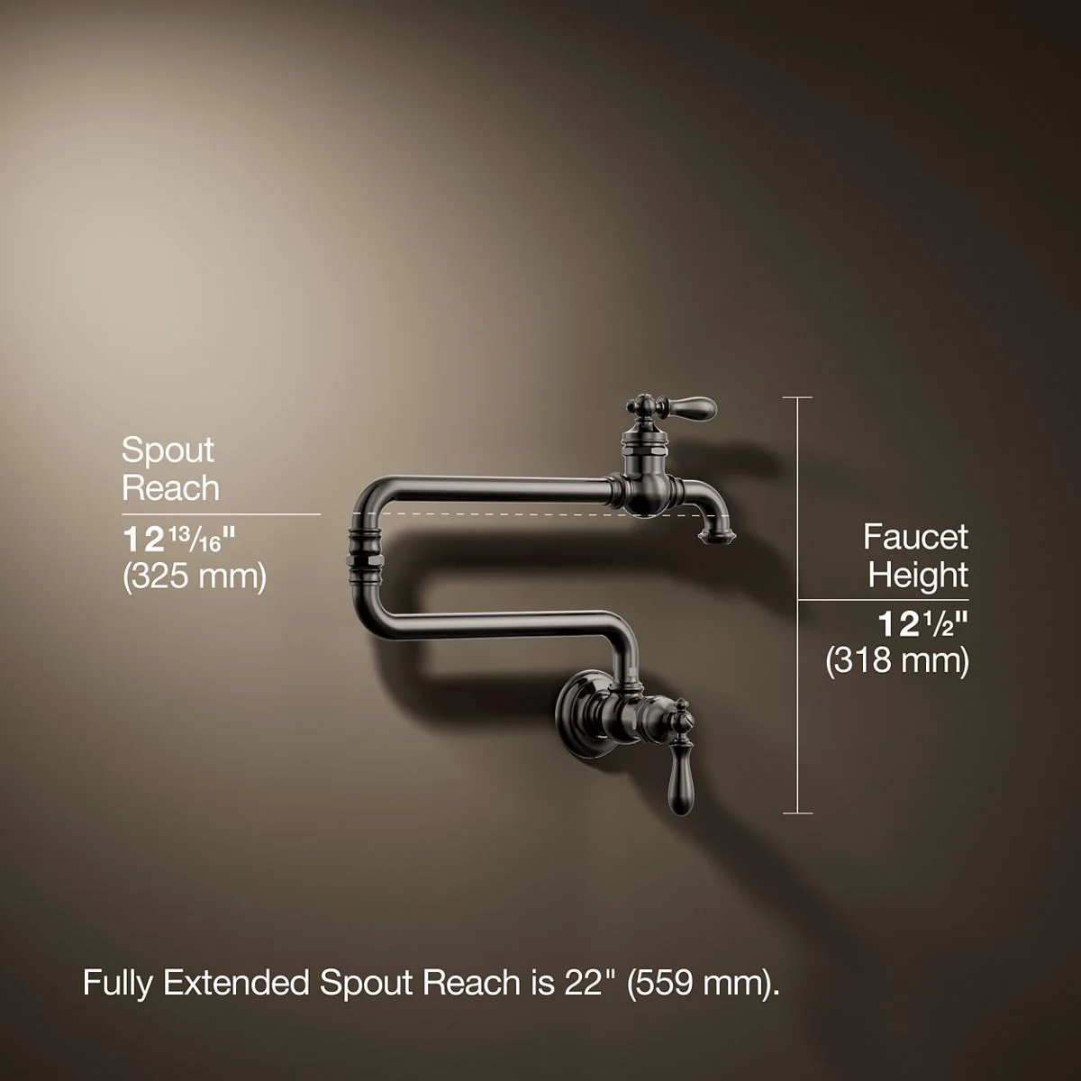 KOHLER K-99270 Artifacts Wall-mount pot filler - Image 43
