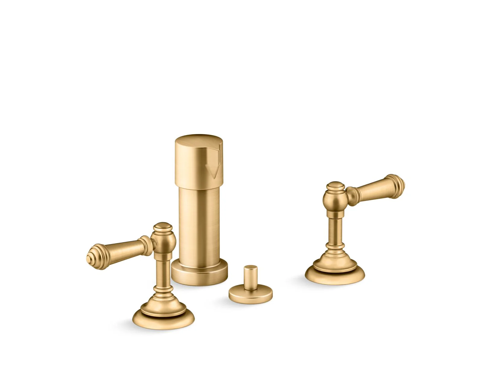 KOHLER K-72765-4 Artifacts Widespread bidet faucet with lever handles - Image 6