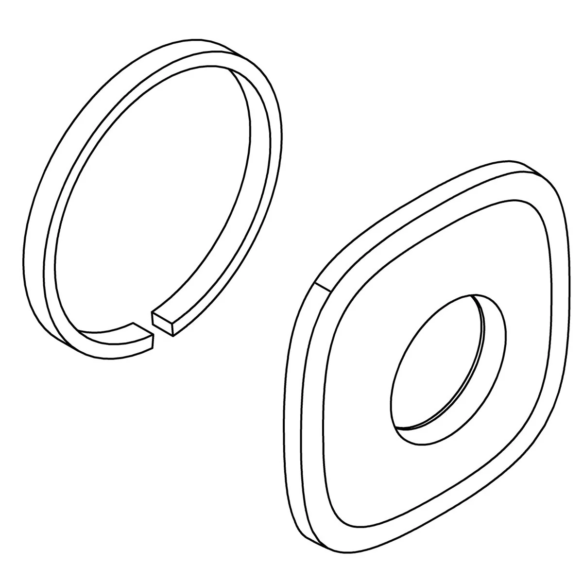 KOHLER K-1430888 Assembly, Escutcheon