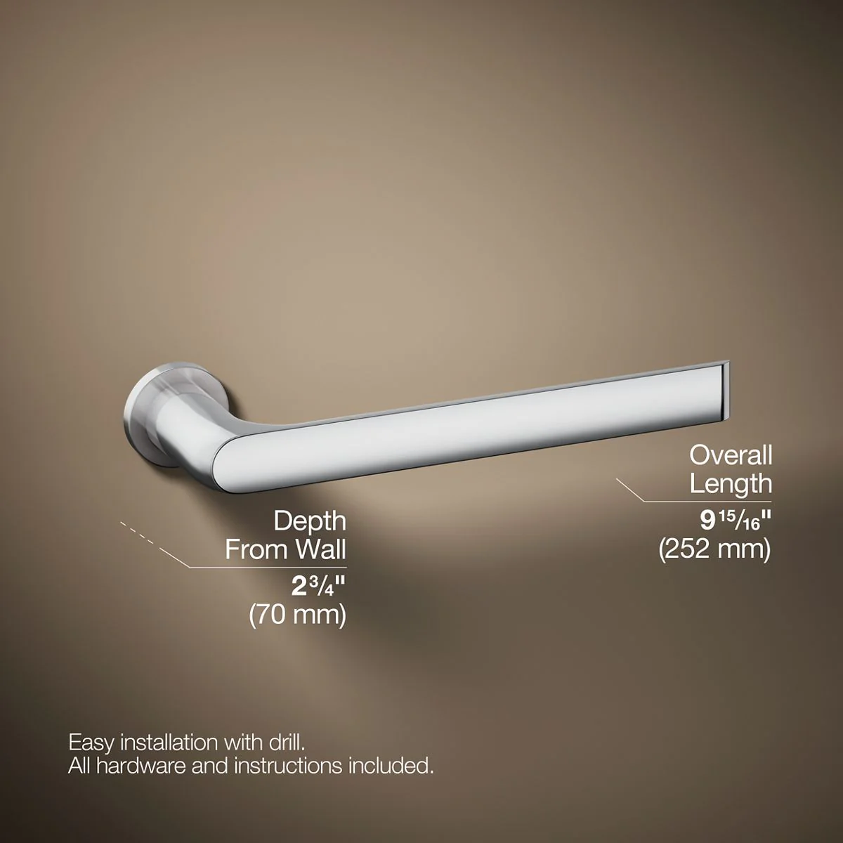 KOHLER K-97498 Avid Towel arm - Image 24