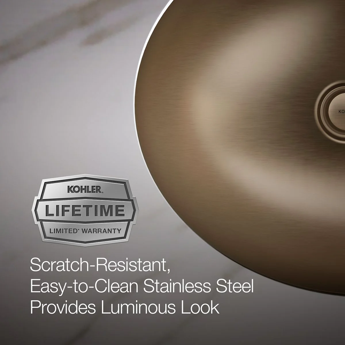 KOHLER K-2609-SU Bachata 20" oval drop-in/undermount bathroom sink - Image 7