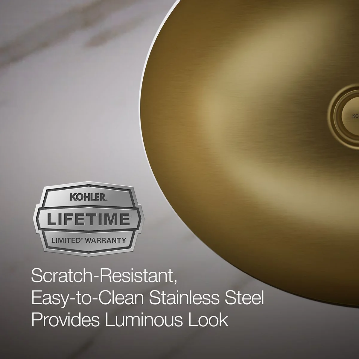 KOHLER K-2608-SU Bachata 20" oval drop-in/undermount bathroom sink, no overflow - Image 12