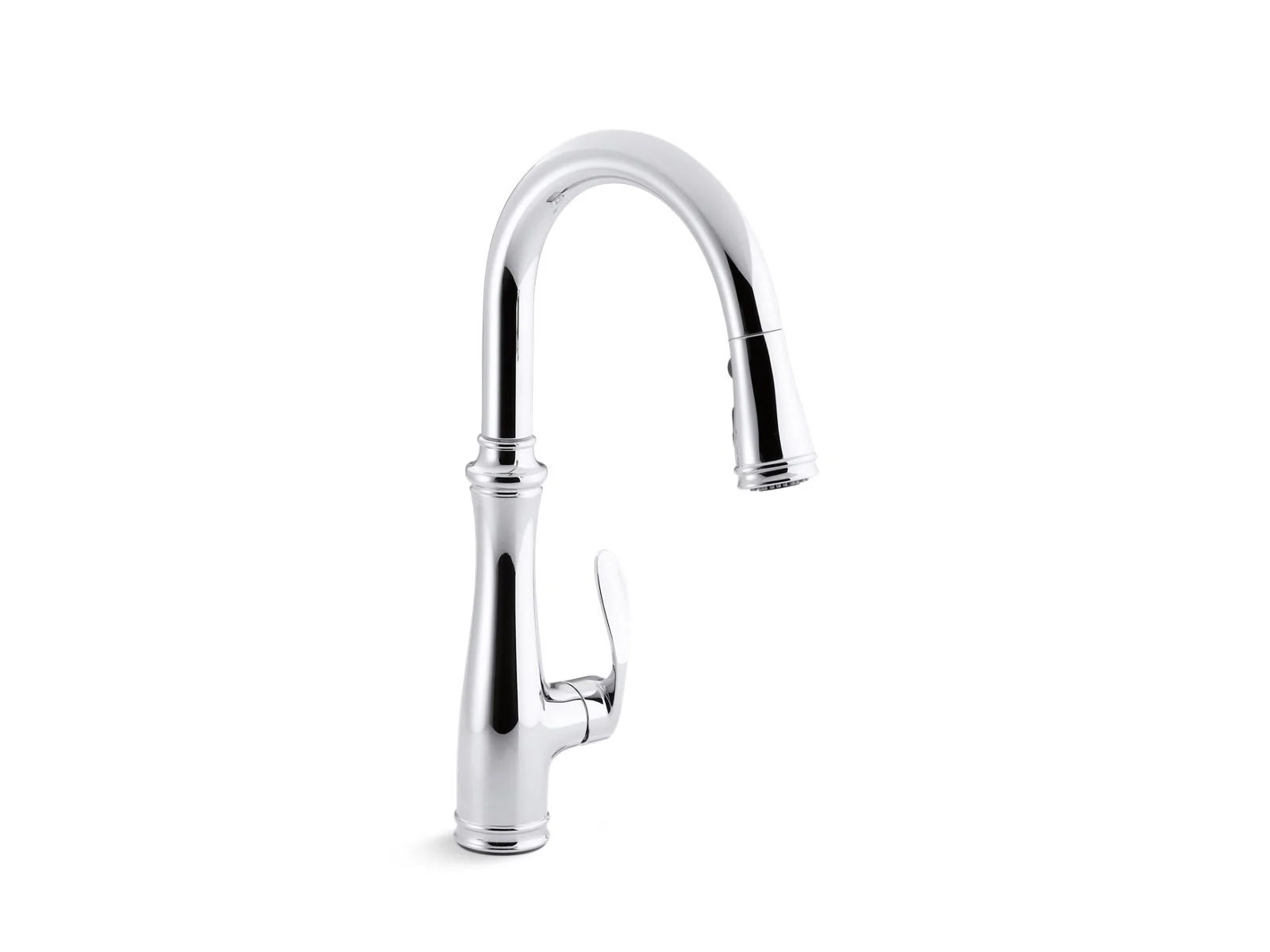 KOHLER K-560 Bellera Pull-down kitchen sink faucet with three-function sprayhead - Image 2