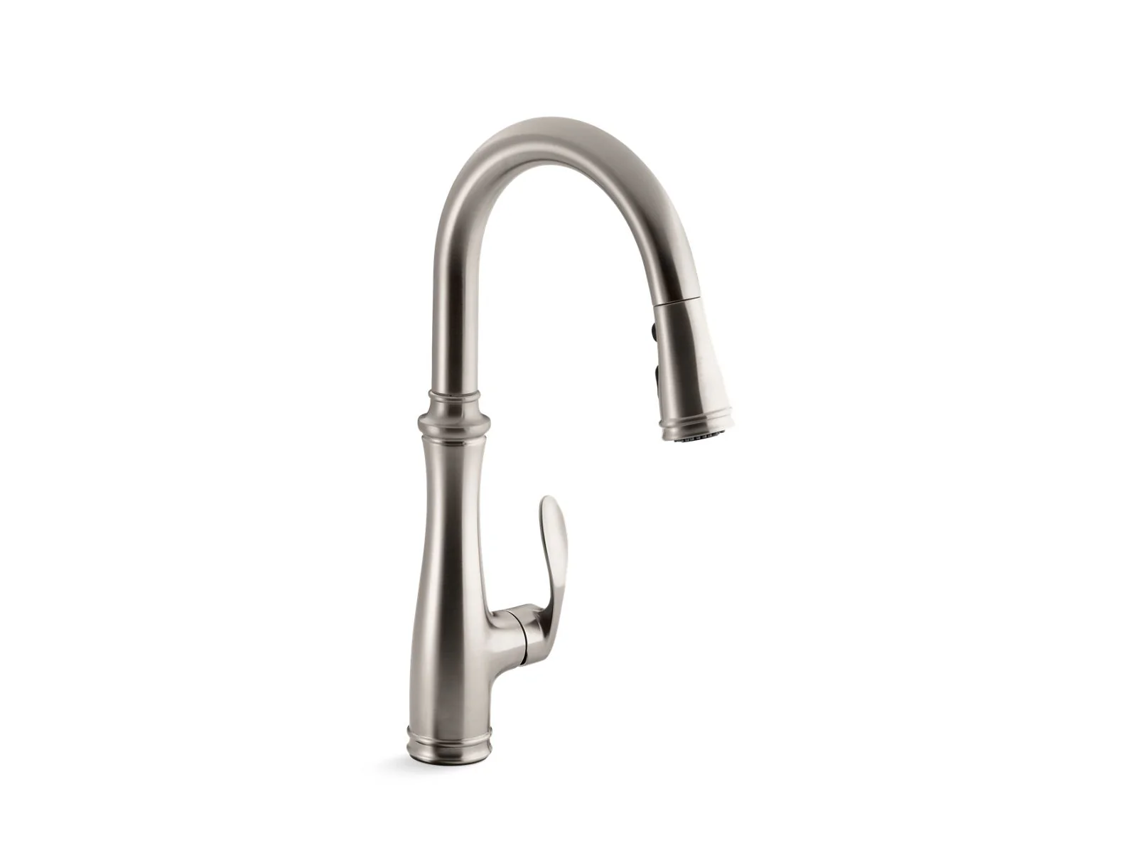 KOHLER K-560 Bellera Pull-down kitchen sink faucet with three-function sprayhead - Image 3