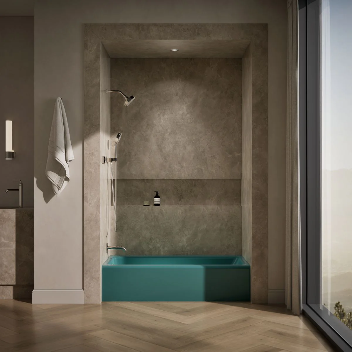 KOHLER K-837 Bellwether 60" x 30-1/4" alcove bath, left drain - Image 23