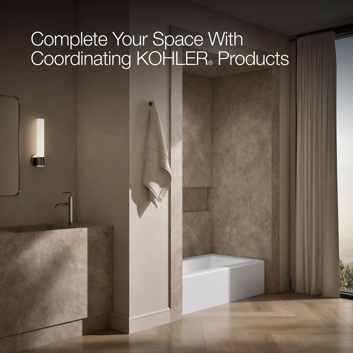 KOHLER K-875 Bellwether 60" x 32" alcove bath, left drain - Image 9