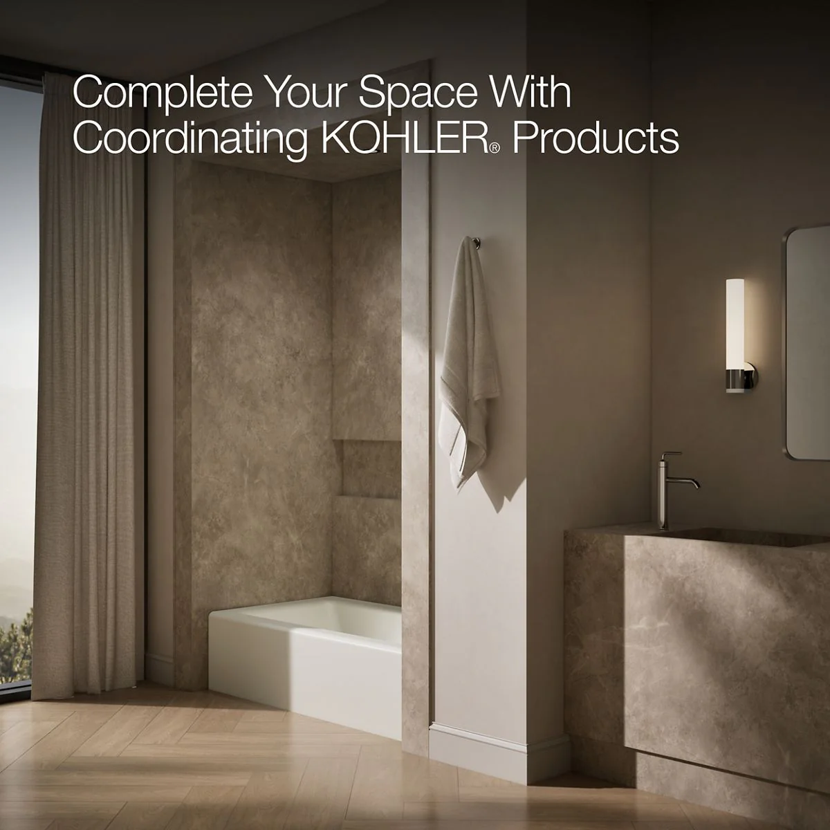 KOHLER K-876 Bellwether 60" x 32" alcove bath, right drain - Image 4