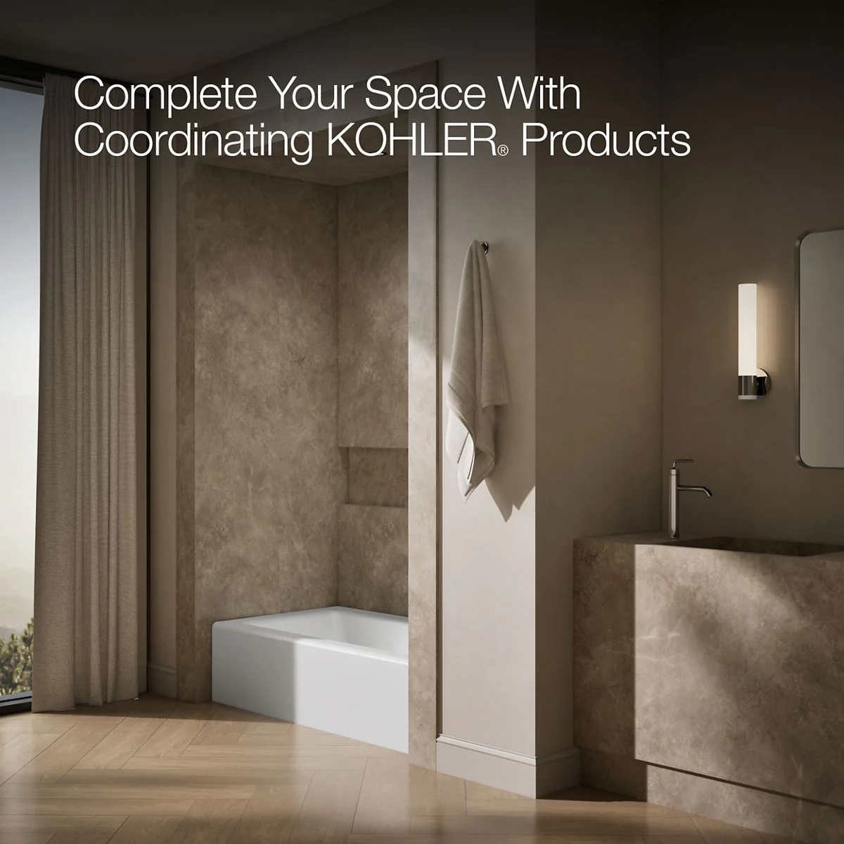 KOHLER K-876 Bellwether 60" x 32" alcove bath, right drain - Image 9