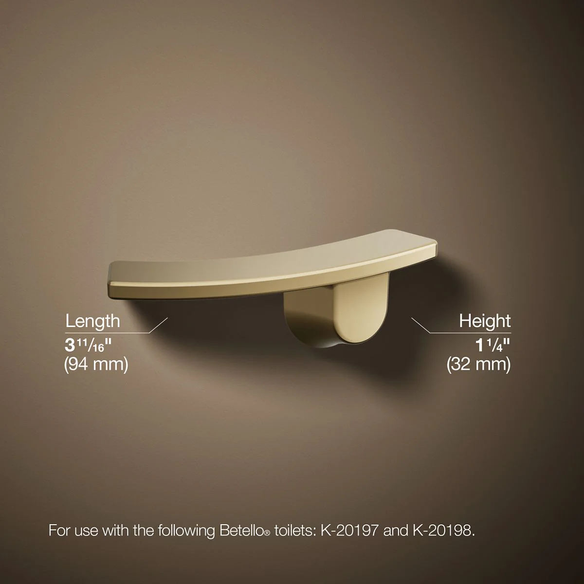 KOHLER K-21261-L Betello Left-hand trip lever - Image 43