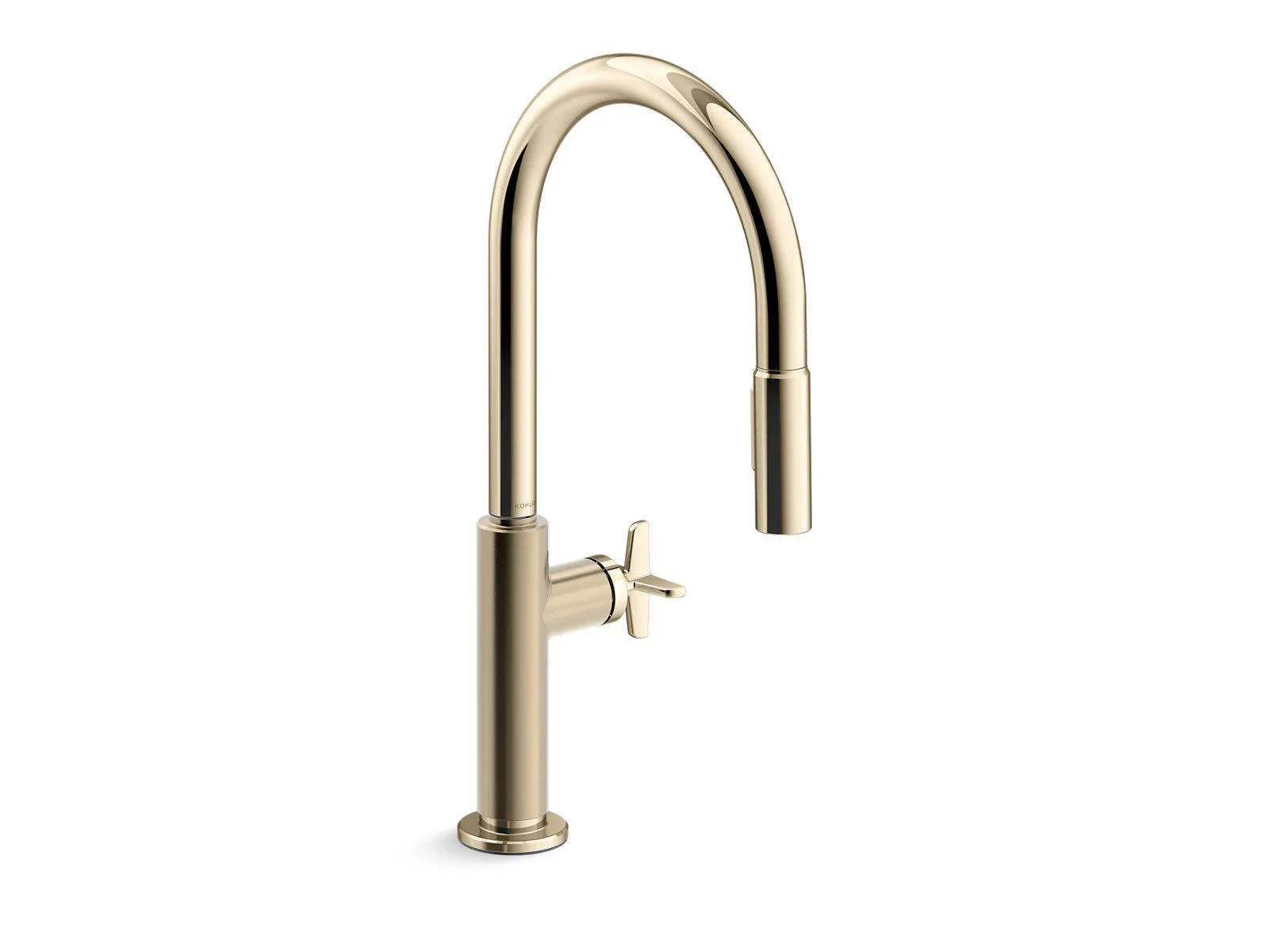 KOHLER K-28669-3 Billet Pull-down kitchen sink faucet with two-function sprayhead - Image 2