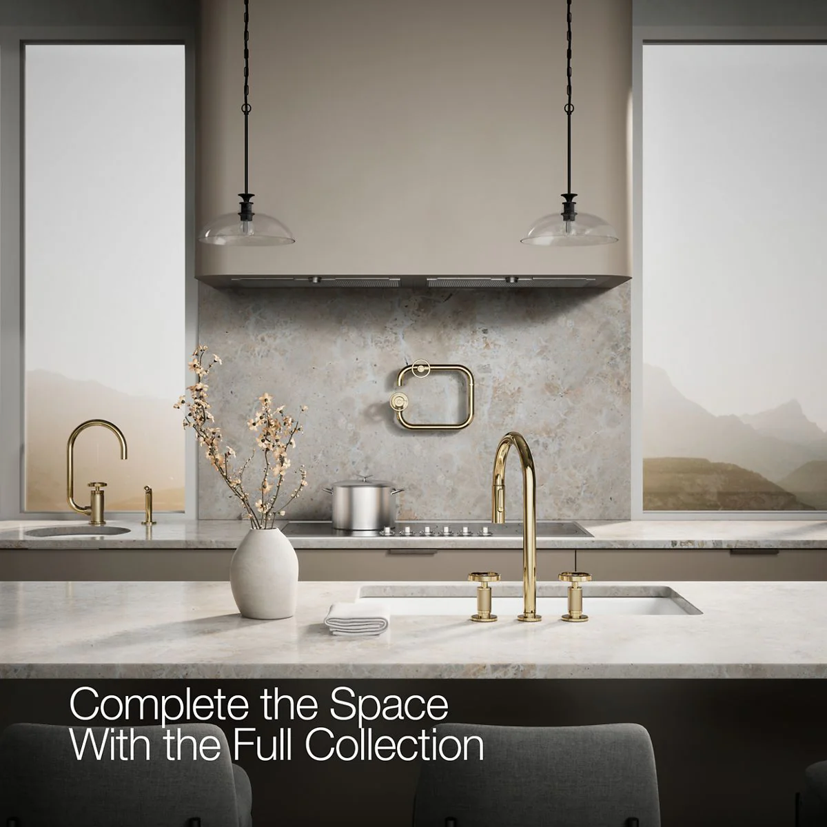 KOHLER K-28671-9 Billet Pull-down kitchen sink faucet with two-function sprayhead - Image 19
