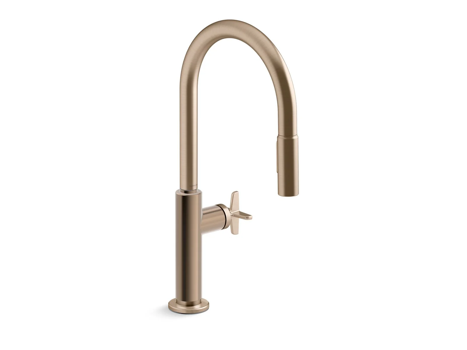 KOHLER K-28669-3 Billet Pull-down kitchen sink faucet with two-function sprayhead - Image 5