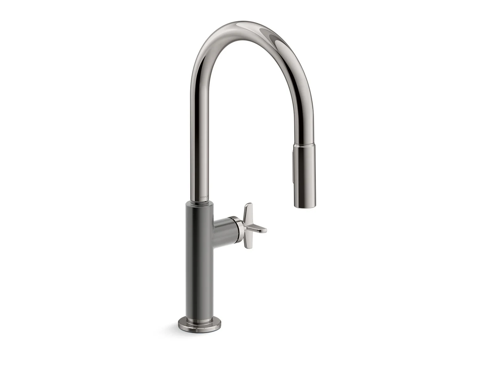 KOHLER K-28669-3 Billet Pull-down kitchen sink faucet with two-function sprayhead - Image 8