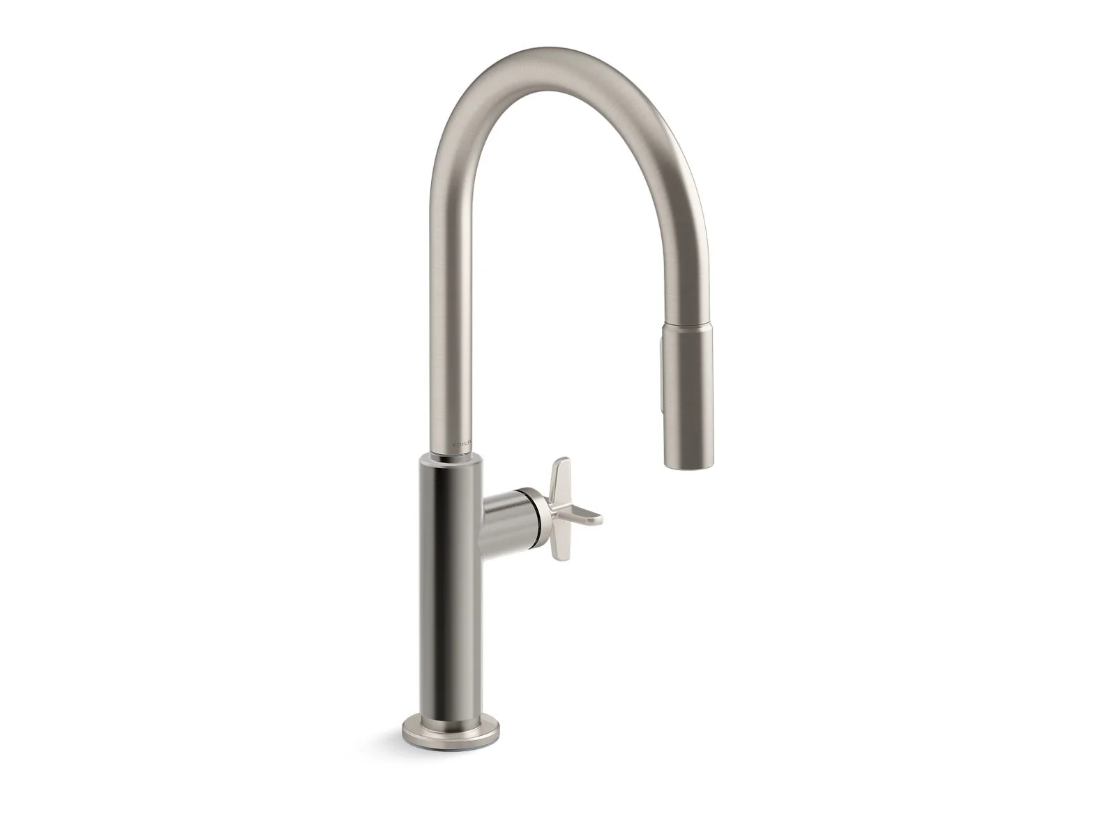 KOHLER K-28669-3 Billet Pull-down kitchen sink faucet with two-function sprayhead - Image 9