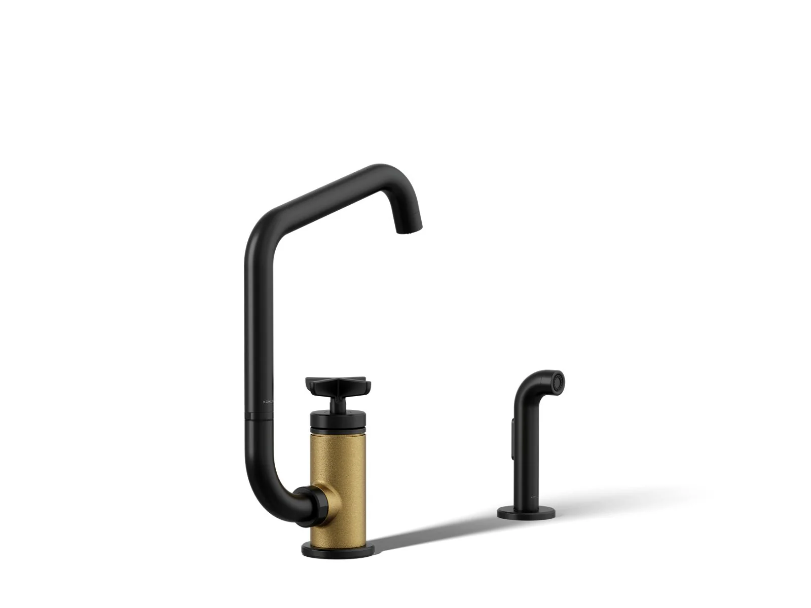 KOHLER K-28667-3 Billet Single-handle bar sink faucet with two-function extended-reach spout and side sprayer - Image 25
