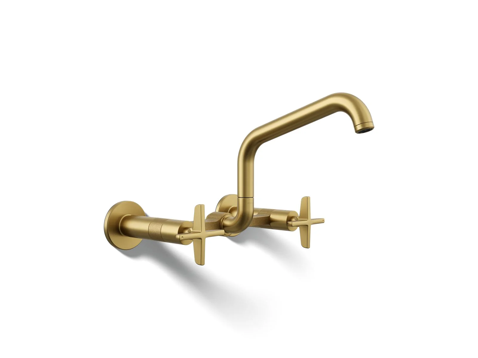 KOHLER K-28666-3 Billet Two-hole wall-mount bridge kitchen sink faucet - Image 10