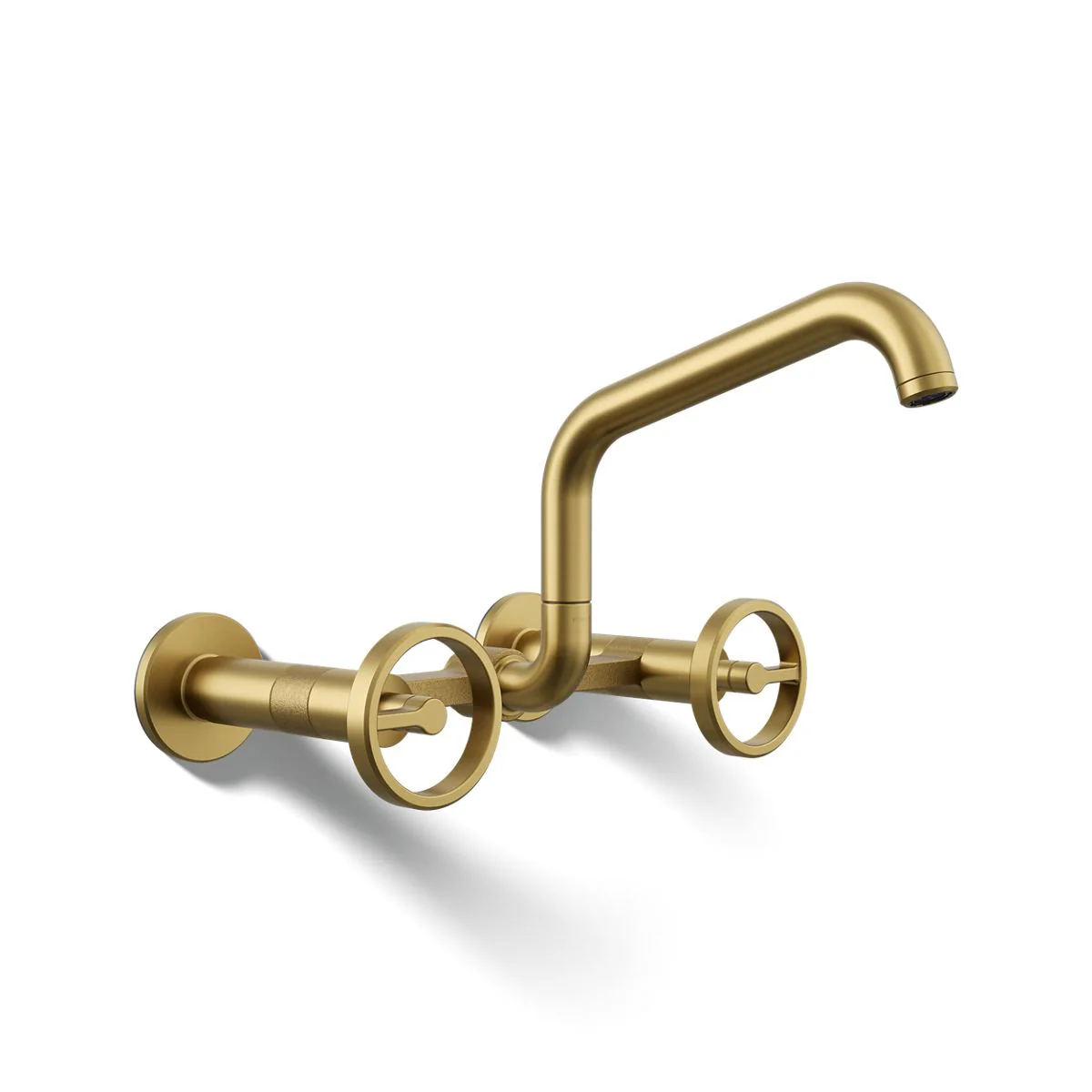KOHLER K-28666-9 Billet Two-hole wall-mount bridge kitchen sink faucet - Image 14