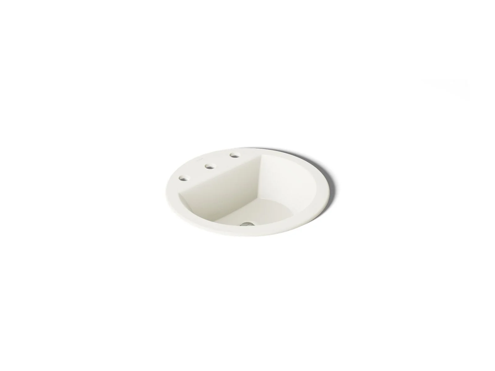 KOHLER K-2714-8 Bryant 19" round drop-in bathroom sink - Image 3
