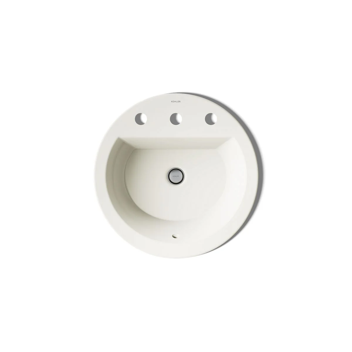 KOHLER K-2714-8 Bryant 19" round drop-in bathroom sink - Image 5